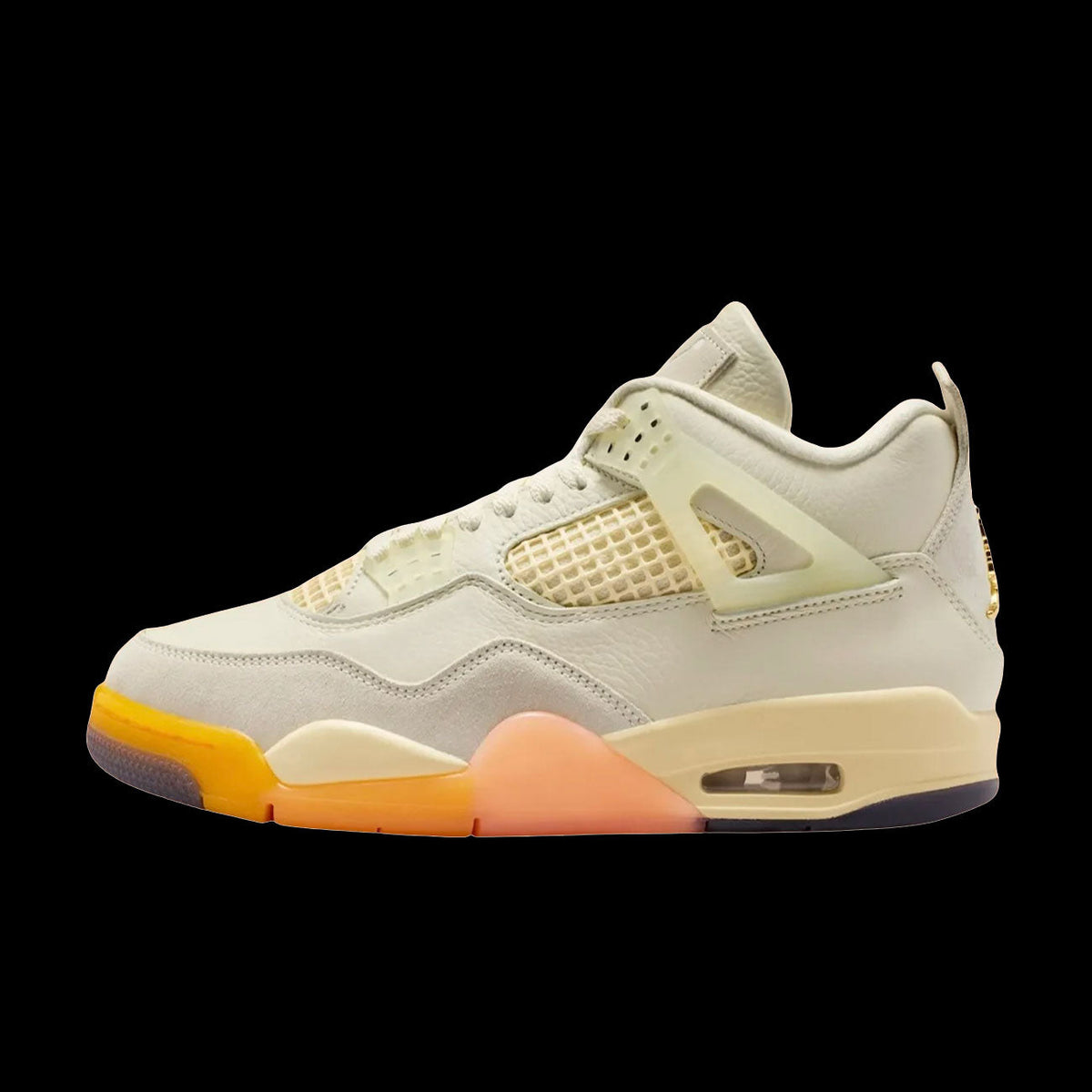 WMNS Air Jordan 4 Retro "Birds of Paradise" (Coconut Milk/Muslin-Bright Mango)